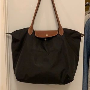 Longchamp black tote (big)